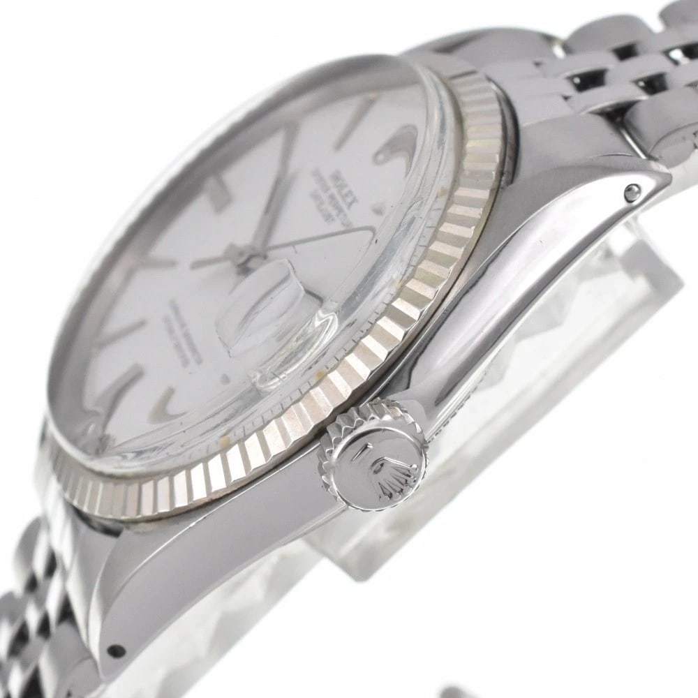 ROLEX DATEJUST WHITE DIAL AUTOMATIC MEN'S WATCH - 3