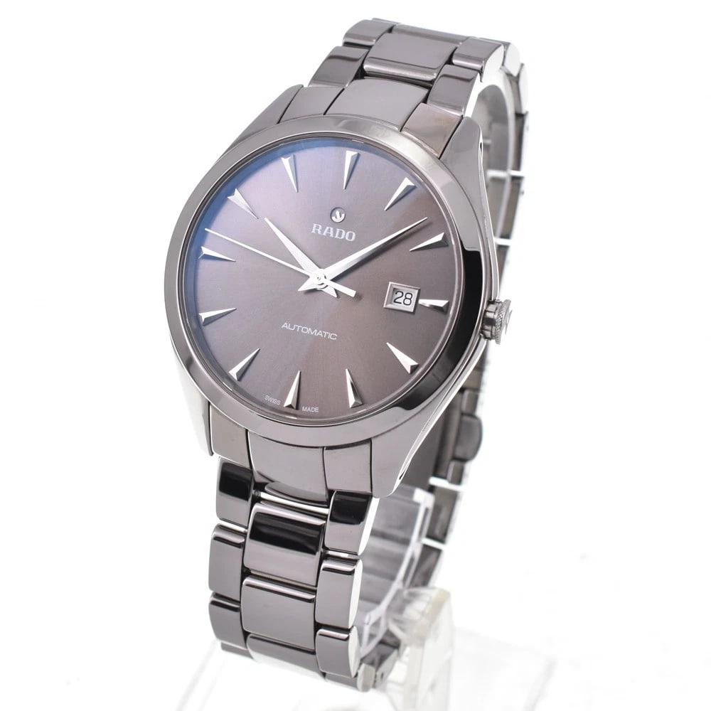 RADO HYPER CHROME CERAMIC BROWN DIAL AUTOMATIC MEN'S WATCH - 2