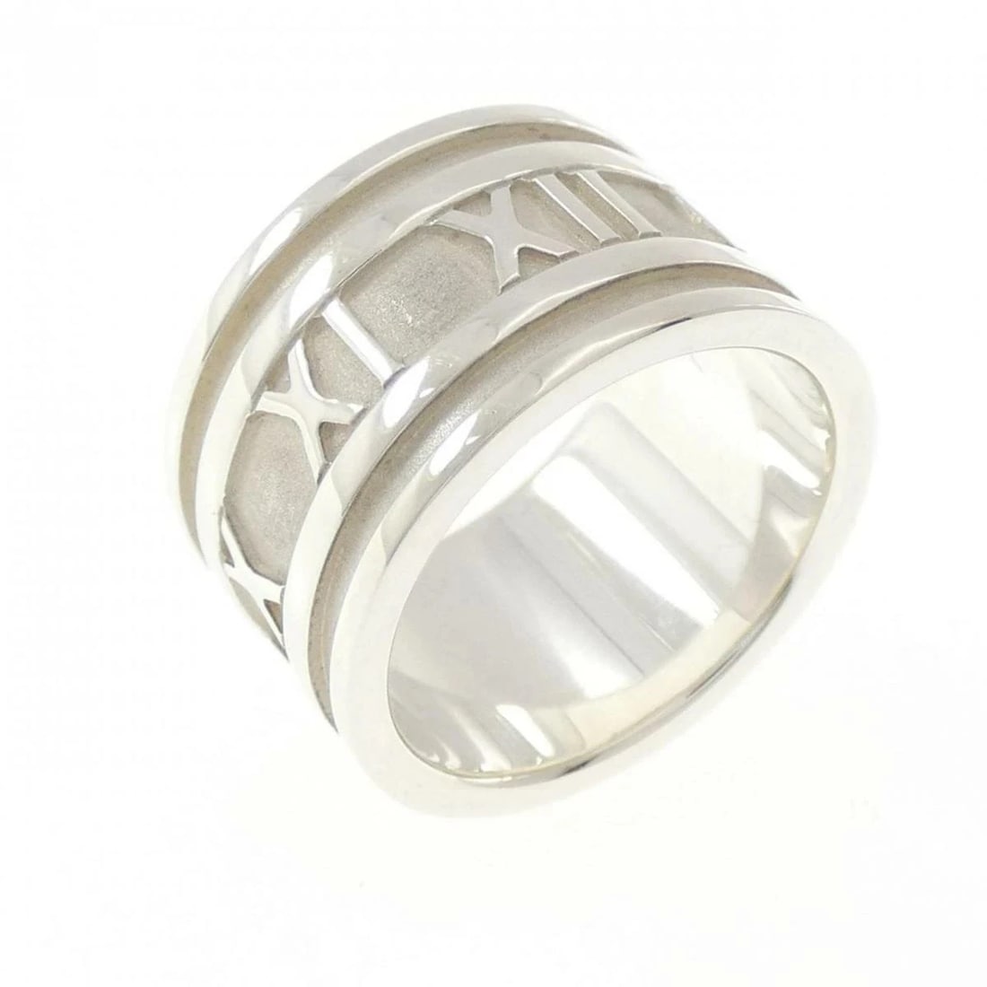 TIFFANY ATLAS RING SILVER: Tiffany Atlas Ring Silver Brand: Tiffany & Co. Type/Style: Ring Material: 925 sterling silve, Color: STERLING SILVER Size: US6 Accessories: None Accessories Notice: When purchasing pre-owned goods,