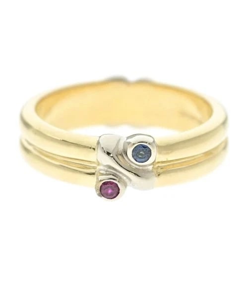 TIFFANY & CO. K18YG: Tiffany & Co. K18YG Brand: Tiffany & Co. Type/Style: Women's ring Material: 18K Yellow Gold (K18YG), Main Stone/Creation Ruby, Sapphire Color: YELLOW GOLD Size: 5US Accessories: None Accessories
