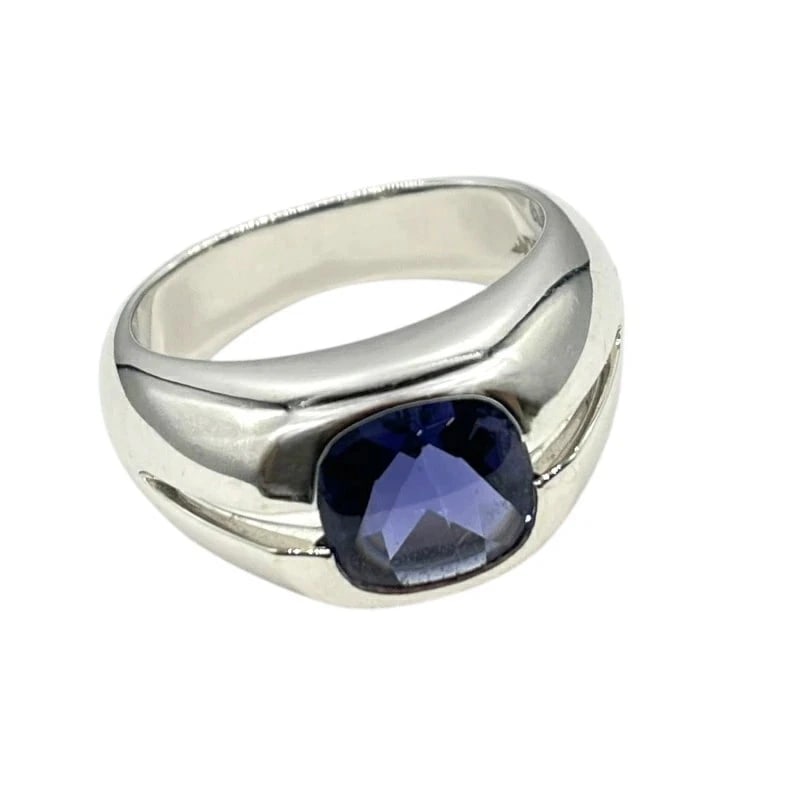 TIFFANY&CO RING WHITE GOLD: Tiffany&Co Ring White Gold Brand: Tiffany & Co. Type/Style: Ring Material: 750/lolite white gold, Color: WHITE GOLD Size: US 7.25 Accessories: None Accessories Notice: When purchasing pre-