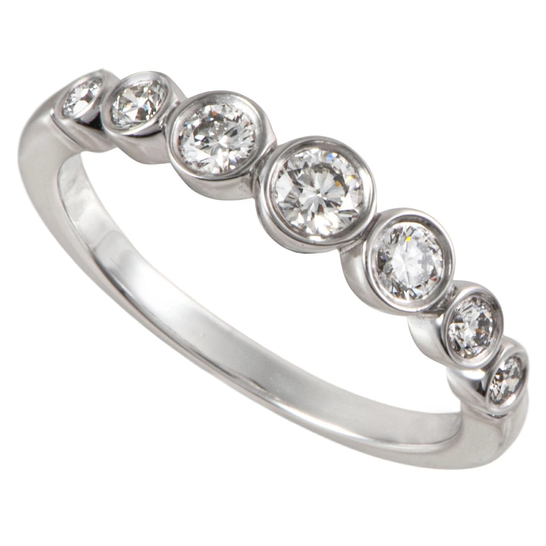 TIFFANY&CO. RING PT950 SILVER DIAMOND: Tiffany&Co. Ring Pt950 Silver Diamond Brand: Tiffany & Co. Type/Style: Ring Material: Pt950 Platinum with Diamond accents, Main Stone/Creation NATURAL Color: SILVER Size: US6.25 Accessories: None