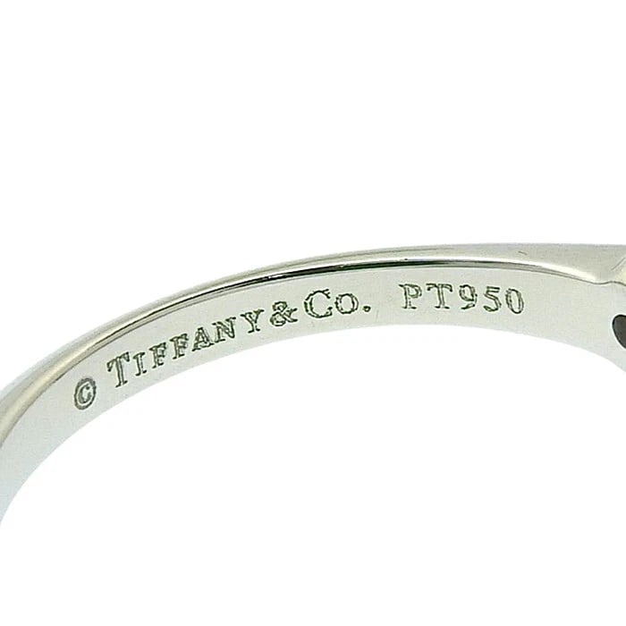 TIFFANY SOLITAIRE DIAMOND RING PT950 - 3