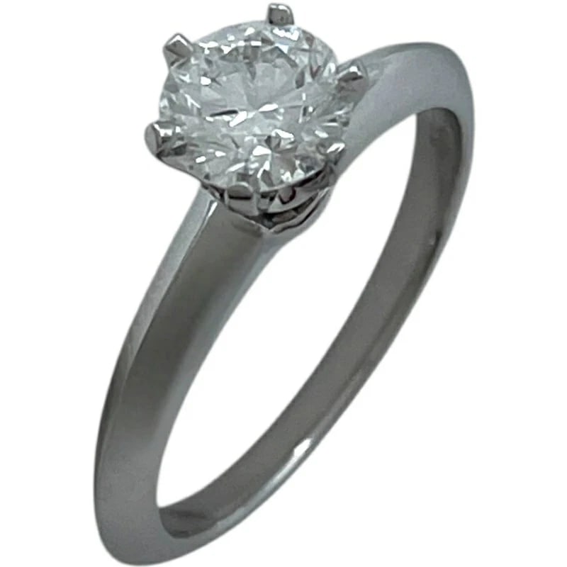 TIFFANY & CO PLATINUM DIAMOND RING: Tiffany & Co Platinum Diamond Ring Brand: Tiffany & Co. Type/Style: Ring Material: Pt950 platinum, Main Stone/Creation NATURAL Color: SILVER Size: 5.75 - 6 US Accessories: None Accessories