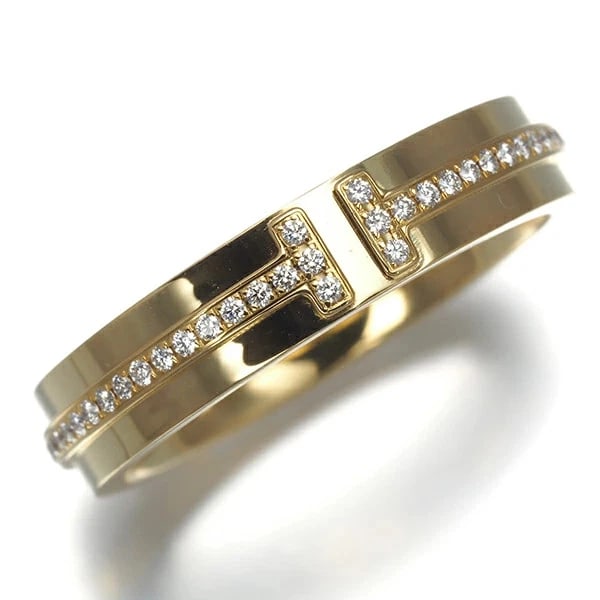 TIFFANY & CO. DIAMOND RING K18YG: Tiffany & Co. Diamond Ring K18YG Brand: Tiffany & Co. Type/Style: Ring Material: 18K Yellow Gold (K18YG), Main Stone/Creation NATURAL Color: YELLOW GOLD Size: US6.5 Accessories: None Acces