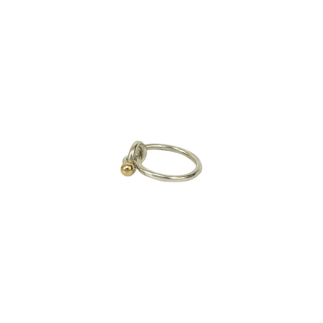 TIFFANY & CO. RING: Tiffany & Co. ring Brand: Tiffany & Co. Type/Style: Ring Material: Silver 925 / K18 Gold, Color: SILVER,GOLD Size: US 6.75 Accessories: None Accessories Notice: When purchasing pre-owned g