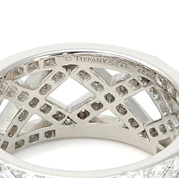 TIFFANY BRAIDED PT950 RING - 5
