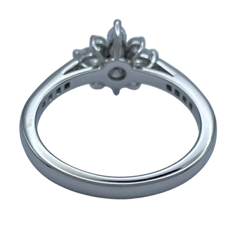 TIFFANY CLUSTER RING PLATINUM - 3