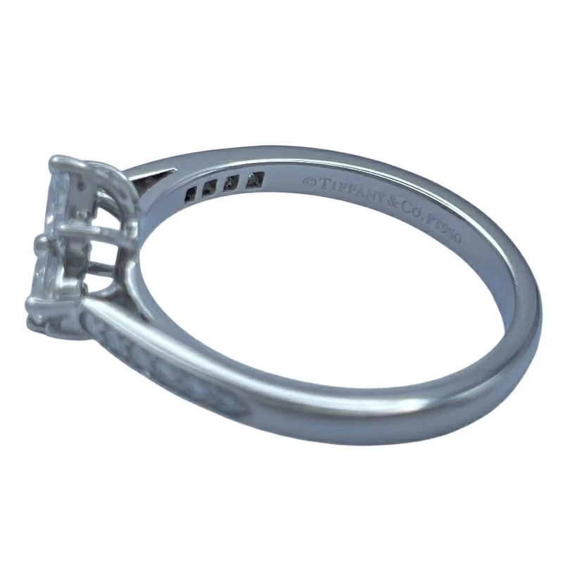 TIFFANY CLUSTER RING PLATINUM - 5