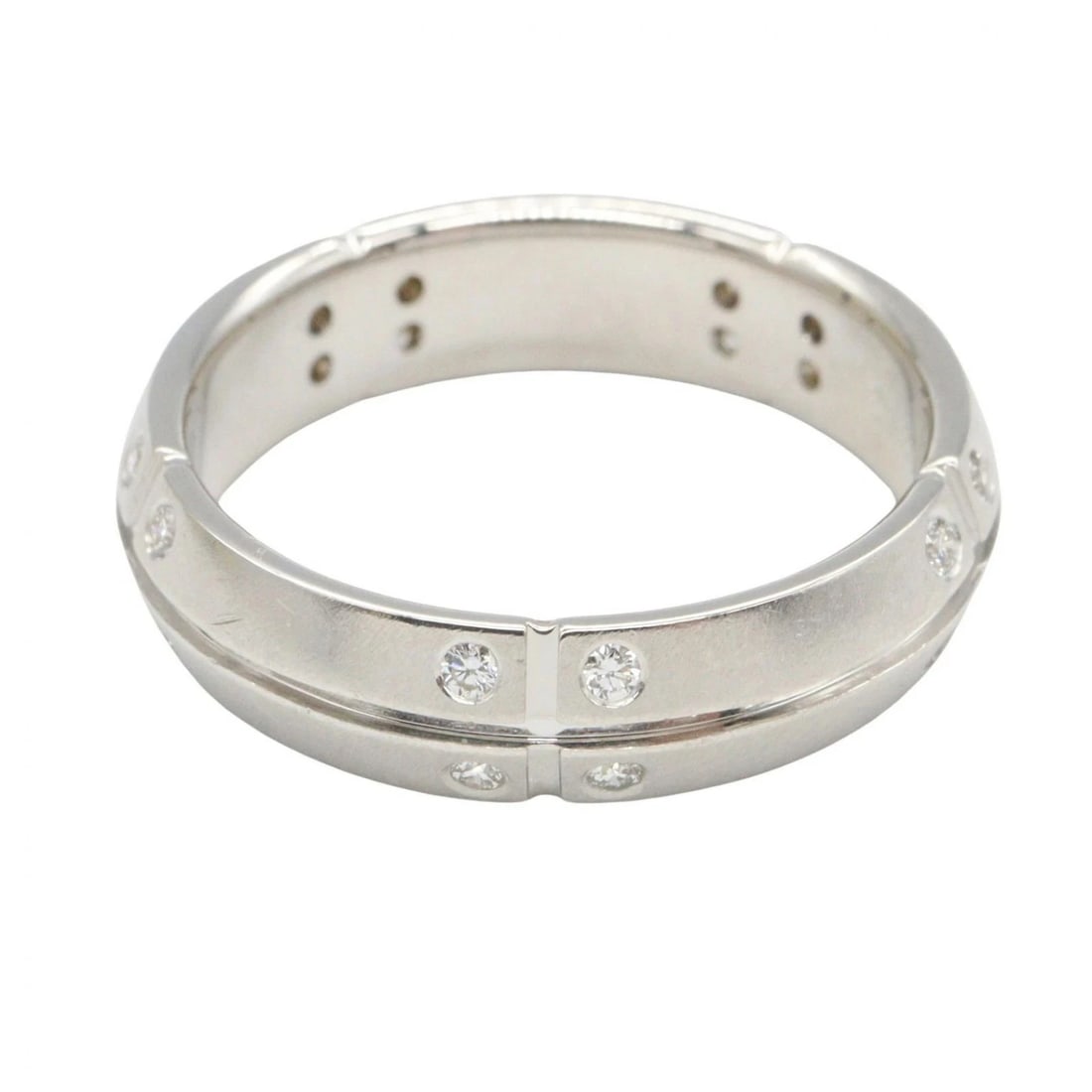 TIFFANY & CO STREAMERICA DIAMOND RING WHITE GOLD: Tiffany & Co Streamerica Diamond Ring White Gold Brand: Tiffany & Co. Type/Style: Ring Material: K18 White Gold, Color: White Gold Size: 5.5 - 5.75 US Accessories: None Accessories Notice: When