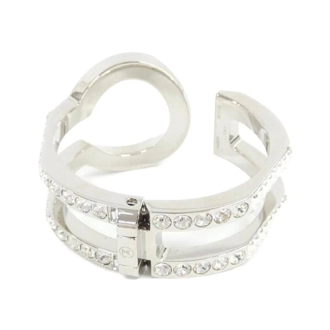 LOUIS VUITTON CUFF BRACELET SILVER - 2