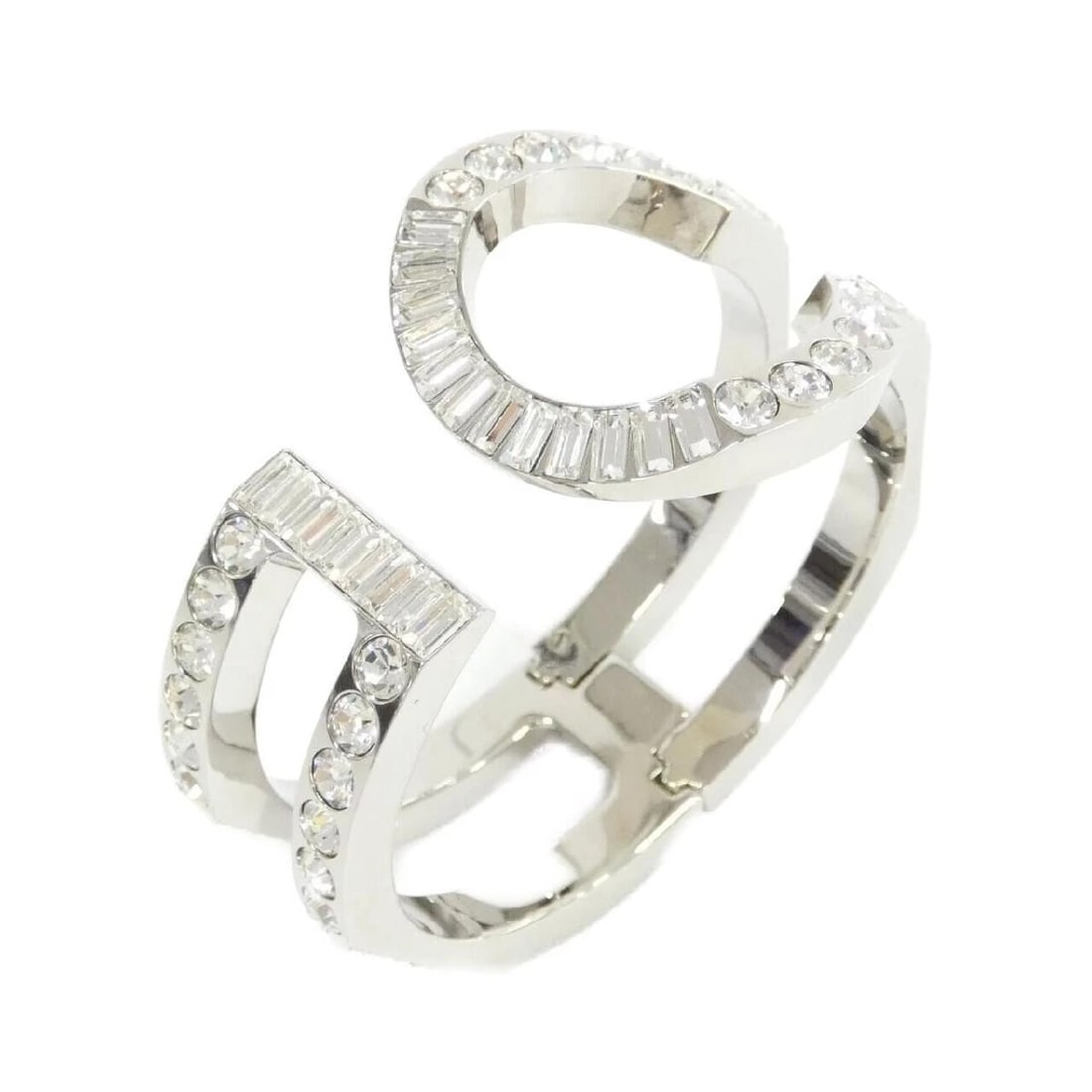 LOUIS VUITTON CUFF BRACELET SILVER - 3