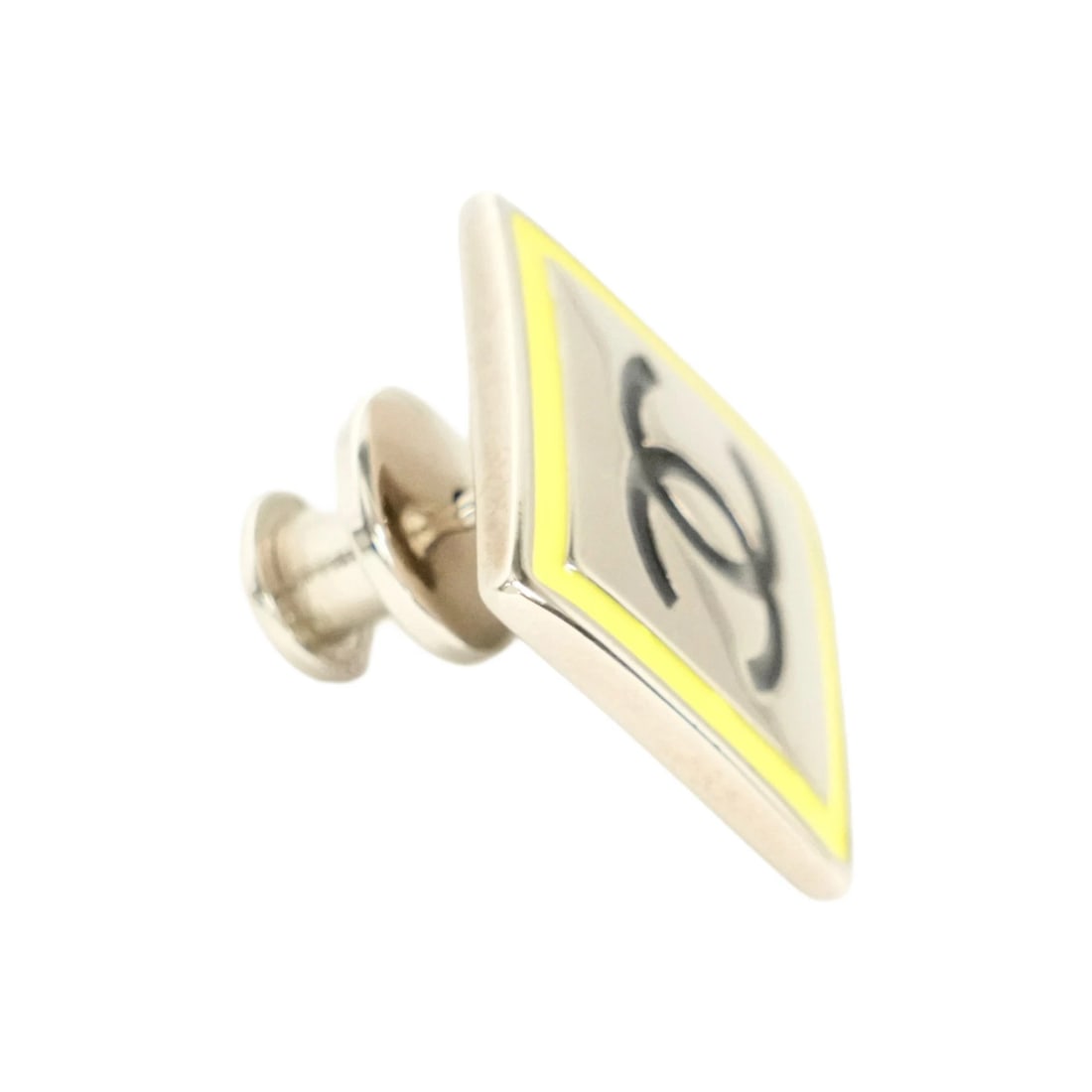 CHANEL COCO MARK SQUARE BROOCH - 2