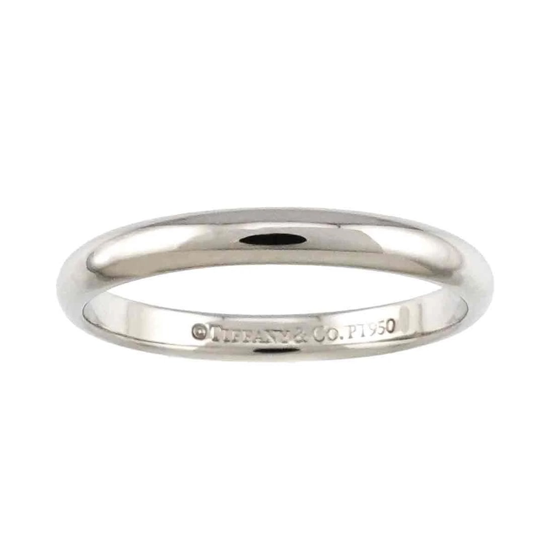 TIFFANY PT RING: Tiffany PT Ring Brand: Tiffany & Co. Type/Style: Ring Material: Pt950 platinum, Color: SILVER Size: US4 Accessories: None Accessories Notice: When purchasing pre-owned goods, please refer