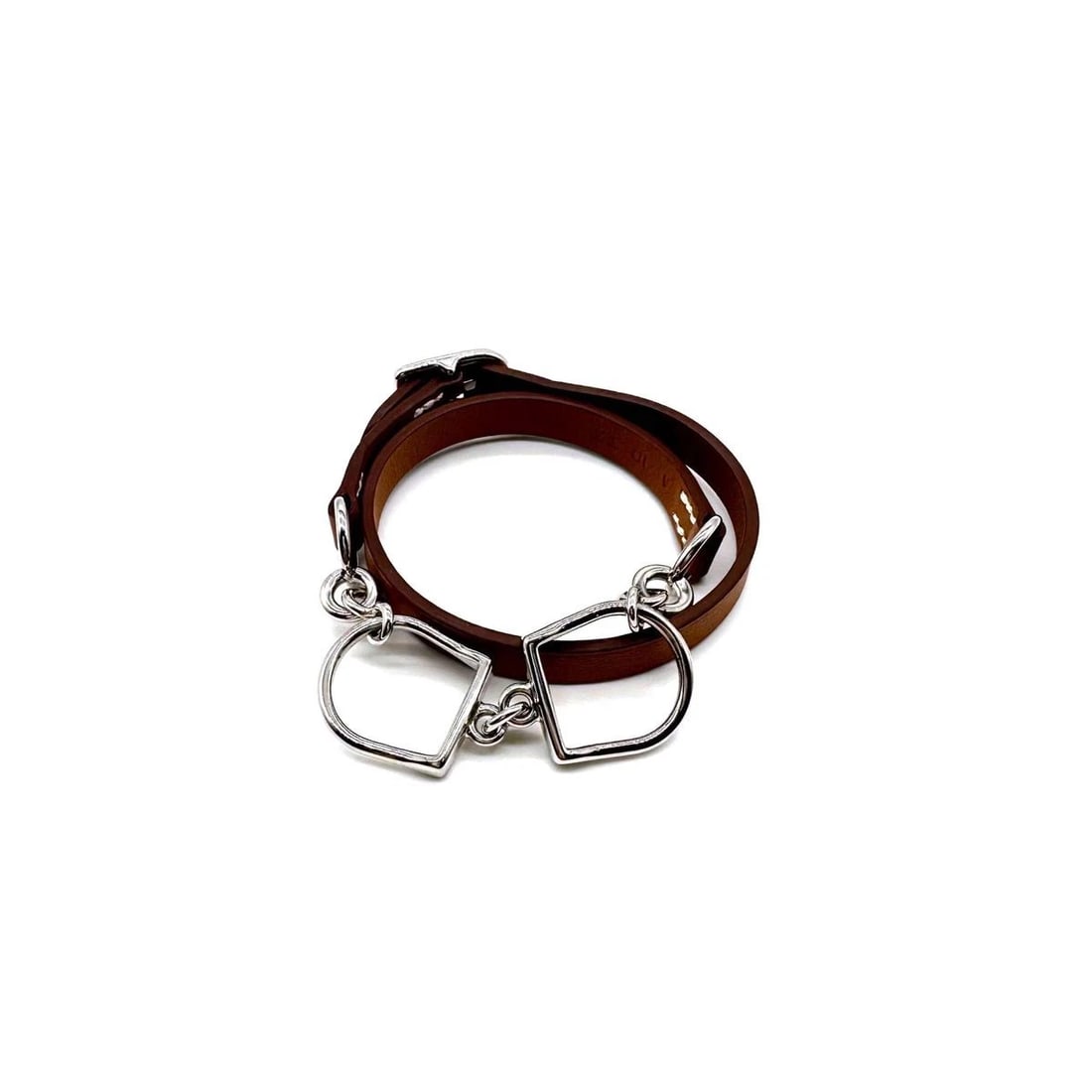 HERMES TOUR LEATHER BRACELET BROWN: Hermes Tour Leather Bracelet Brown Brand: Hermes Type/Style: Leather Bracelet Material: Leather, Color: Brown Size: 14.6 inches (37cm) in length, 0.3 inches (0.7cm) in width. Accessories: None