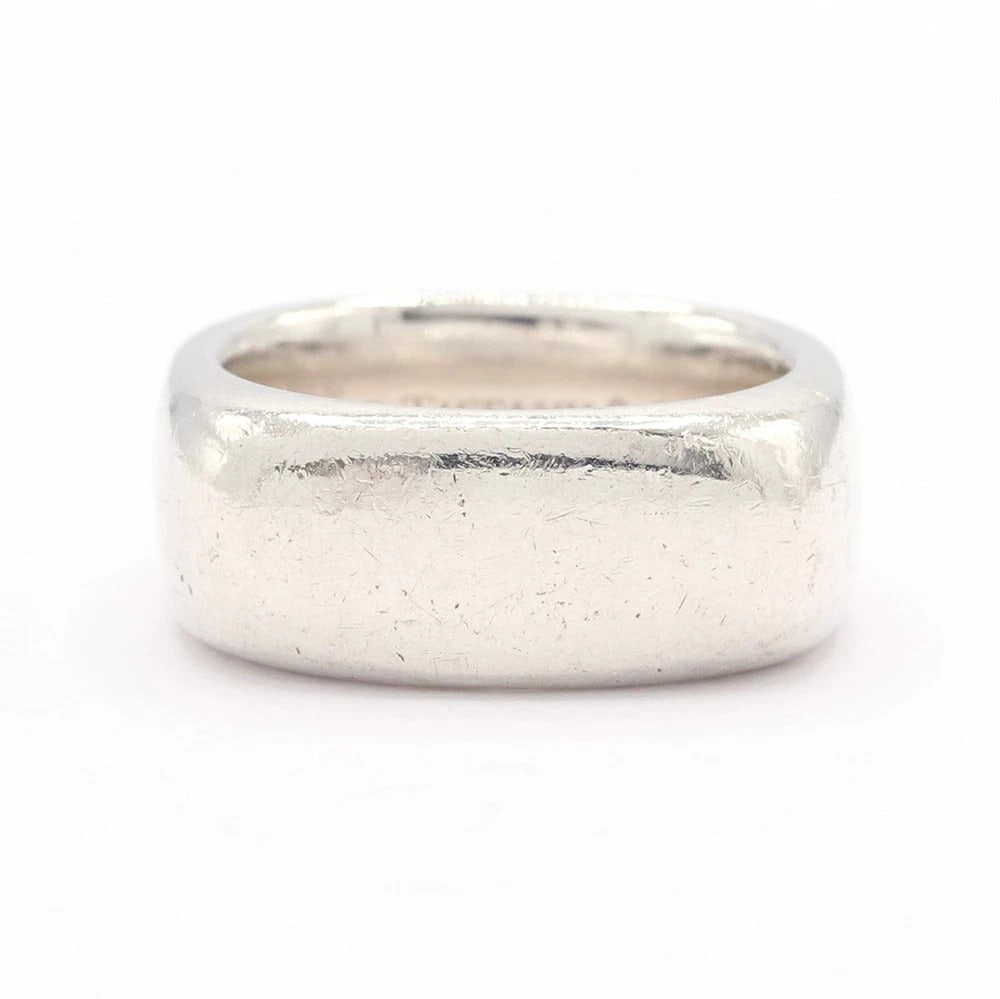 TIFFANY STERLING SILVER RING 925: Tiffany Sterling Silver Ring 925 Brand: Tiffany & Co. Type/Style: Ring Material: Sterling Silver 925, Color: SILVER Size: US 3.5?4 Accessories: None Accessories Notice: When purchasing pre-owned