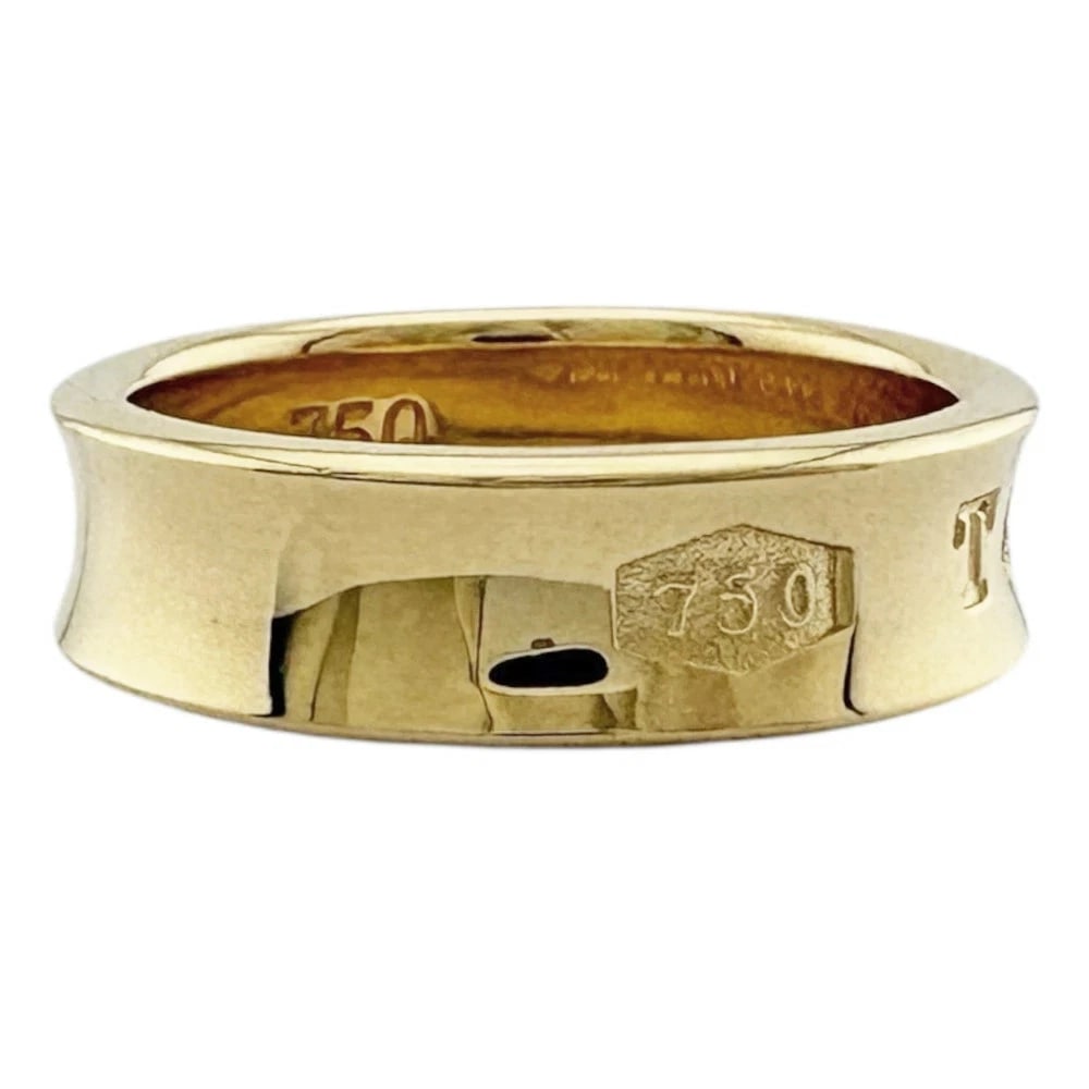 TIFFANY RING 18K YELLOW GOLD: Tiffany Ring 18K Yellow Gold Brand: Tiffany & Co. Type/Style: Ring Material: 18K Yellow Gold, Color: YELOW GOLD Size: US7.5 Accessories: None Accessories Notice: When purchasing pre-owned goods,