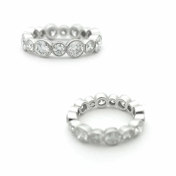 TIFFANY JAZZ DIAMOND RING LARGE MODEL - 2