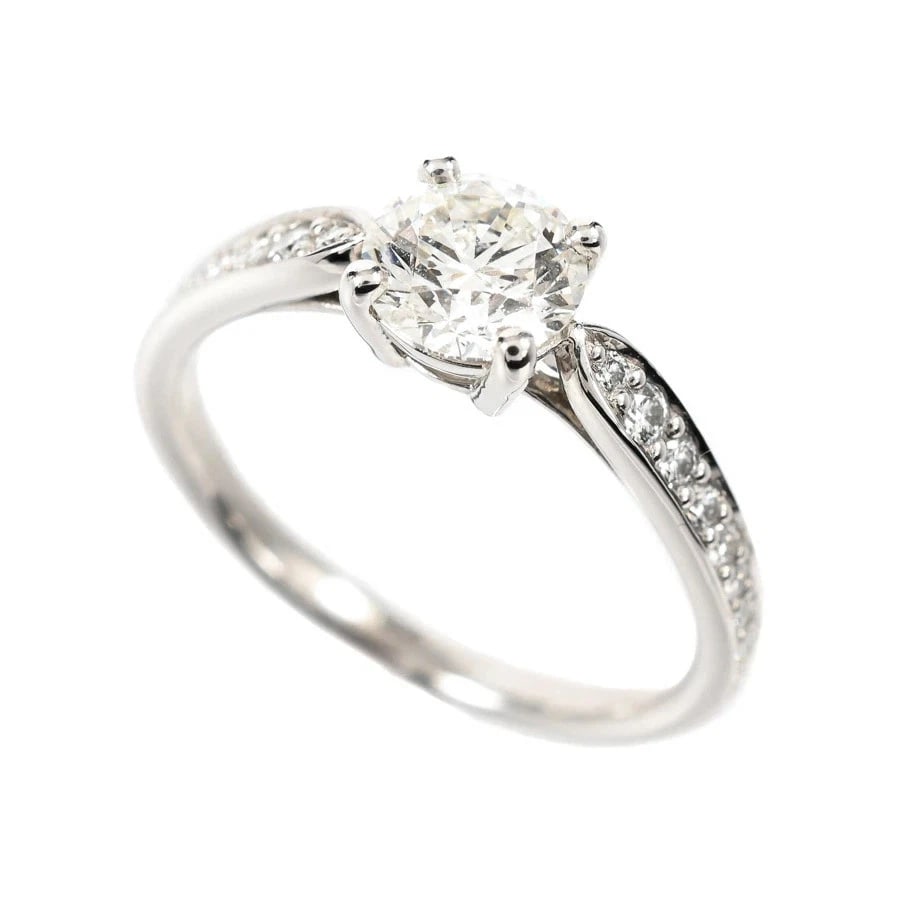TIFFANY RING PT950: Tiffany Ring Pt950 Brand: Tiffany & Co. Type/Style: Ring Material: Pt950 platinum, Main Stone/Creation NATURAL Color: SILVER Size: US 6.25 Accessories: None Accessories Notice: When purcha