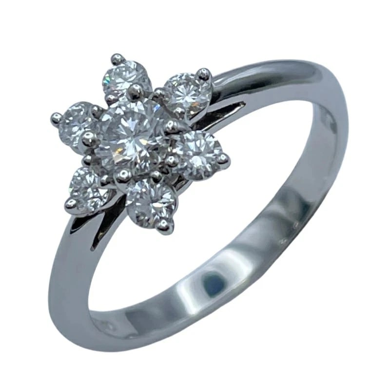 TIFFANY & CO PLATINUM DIAMOND: Tiffany & Co Platinum Diamond Brand: Tiffany & Co. Type/Style: Ring Material: Pt950 platinum, Main Stone/Creation NATURAL Color: SILVER Size: US 5.55 Accessories: None Accessories Notice: When