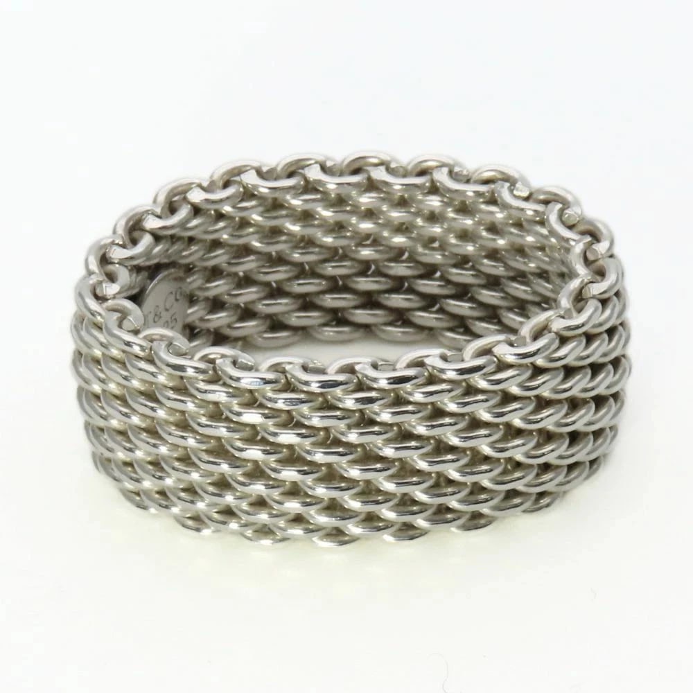 TIFFANY SILVER RING 925 - 4
