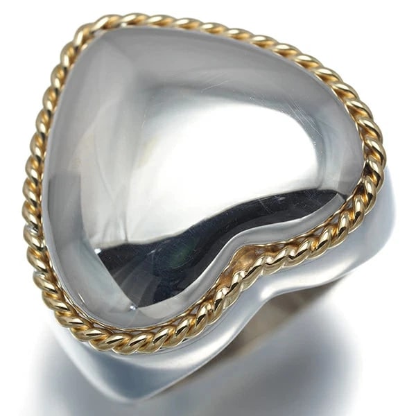 TIFFANY & CO. RING SILVER 925 GOLD: Tiffany & Co. Ring Silver 925 Gold Brand: Tiffany & Co. Type/Style: Ring Material: K18 Yellow Gold, Color: GOLD Size: Us4.55 Accessories: None Accessories Notice: When purchasing pre-owned goods,