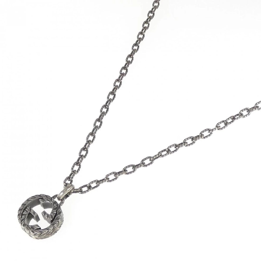GUCCI INTERLOCKING G NECKLACE 925 SILVER - 2