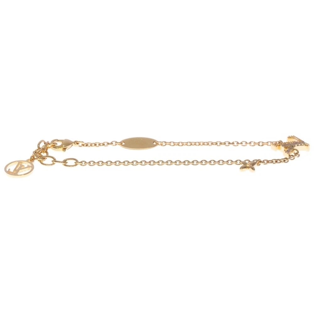 LOUIS VUITTON LV ICONIC BRACELET: Louis Vuitton LV Iconic Bracelet Brand: Louis Vuitton Type/Style: Bracelet Material: Not specified, Color: GOLD Size: Length 8.07 inches; Width: 0.07 inches. Accessories: None Accessories Notice: