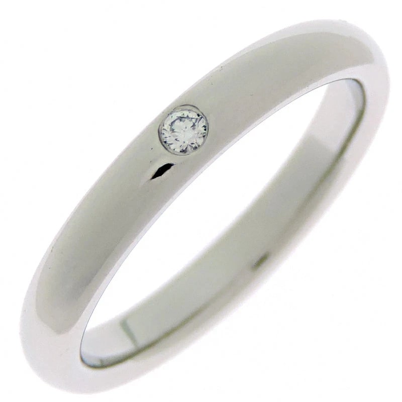 TIFFANY DIAMOND RING PT950: Tiffany Diamond Ring Pt950 Brand: Tiffany & Co. Type/Style: Ring Material: Pt950 Platinum, Main Stone/Creation NATURAL Color: SILVER Size: US4.5 Accessories: None Accessories Notice: When purchasing