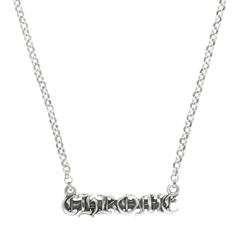 CHROME HEARTS SILVER CHAIN SILVER PENDANT,: Chrome Hearts Silver Chain Silver Pendant, Brand: Chrome Hearts Type/Style: Necklace Material: 925 Silver, Color: SILVER Size: 18 inchesTotal Length45.5 cm Accessories: None Accessories Notice: When