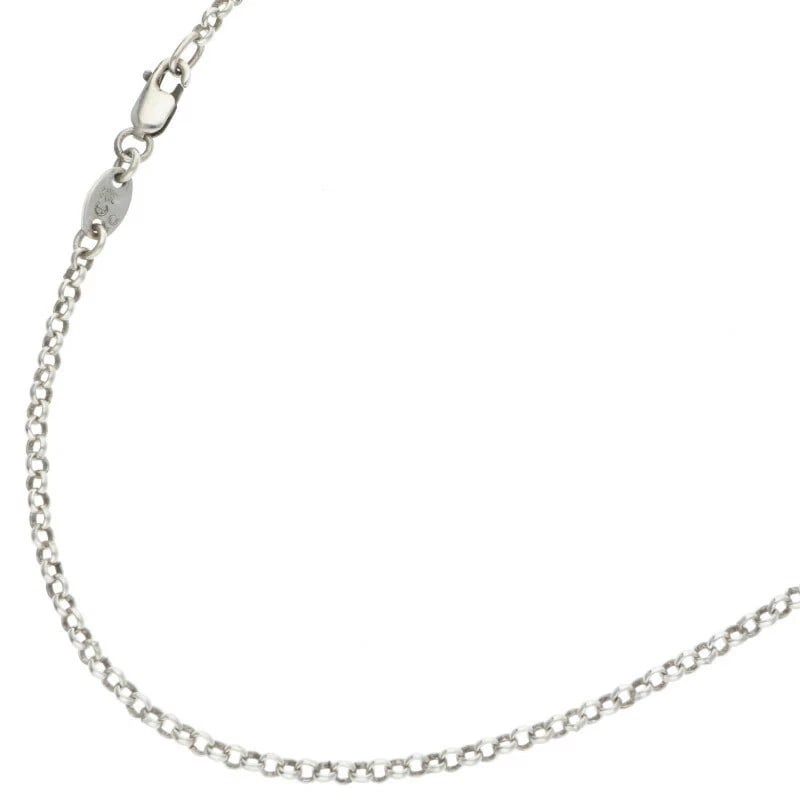 CHROME HEARTS SILVER NECKCHAIN: Chrome Hearts Silver Neckchain Brand: Chrome Hearts Type/Style: Necklace Material: 925 Sterling Silver, Color: SILVER Size: 18 inchesTotal Length45.5 cm Accessories: None Accessories Notice: When