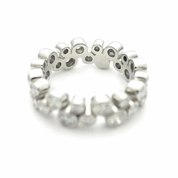 TIFFANY BUBBLE BAND RING PT950 - 2