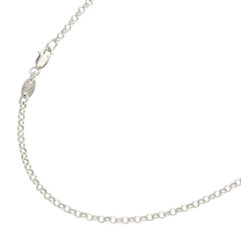 CHROME HEARTS SILVER NECKLACE CHAIN: Chrome Hearts Silver Necklace Chain Brand: Chrome Hearts Type/Style: necklace Material: 925 Silver, Color: Silver Size: 20 inches Accessories: None Accessories Notice: When purchasing pre-
