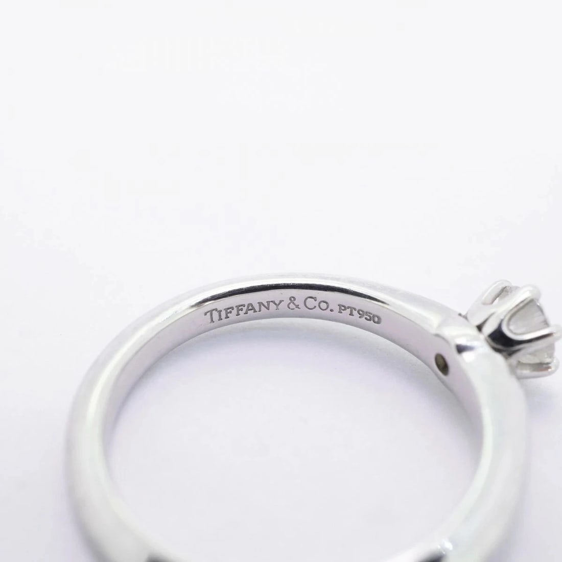 TIFFANY SOLITAIRE RING PT950 DIAMOND - 3