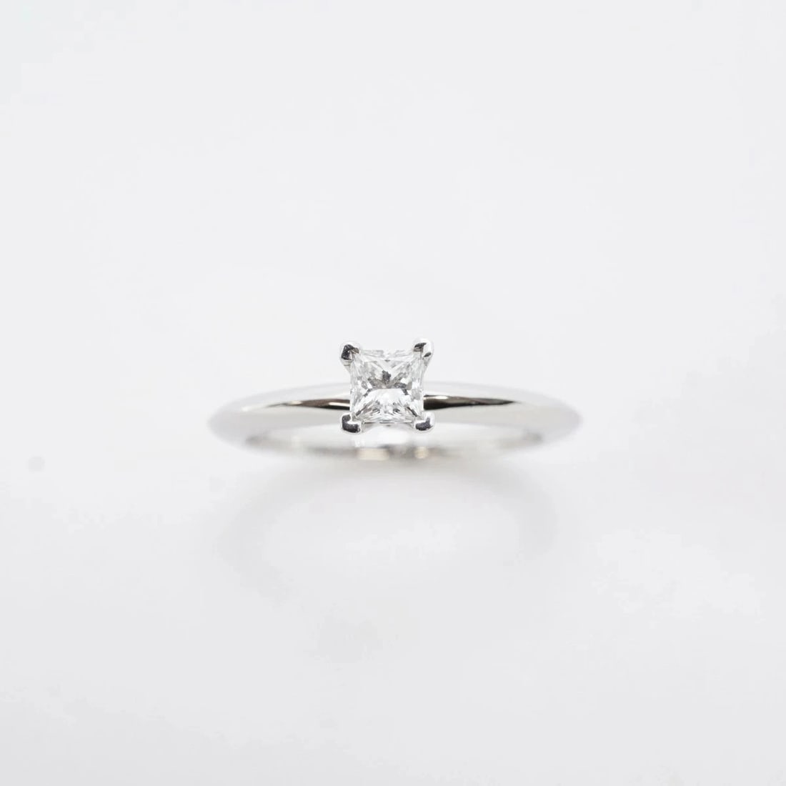 TIFFANY SOLITAIRE RING PT950 DIAMOND - 2