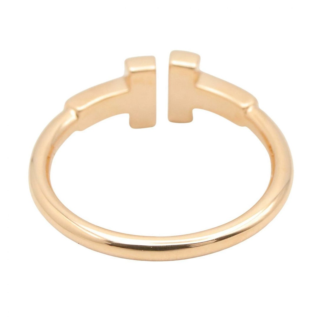 TIFFANY WIRE DIAMOND RING K18PG - 3