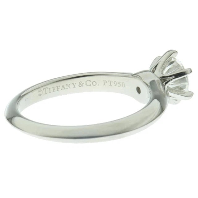 TIFFANY SOLITAIRE DIAMOND RING PT950 - 3