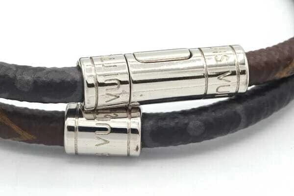 LOUIS VUITTON MONOGRAM ECLIPSE BRACELET - 3