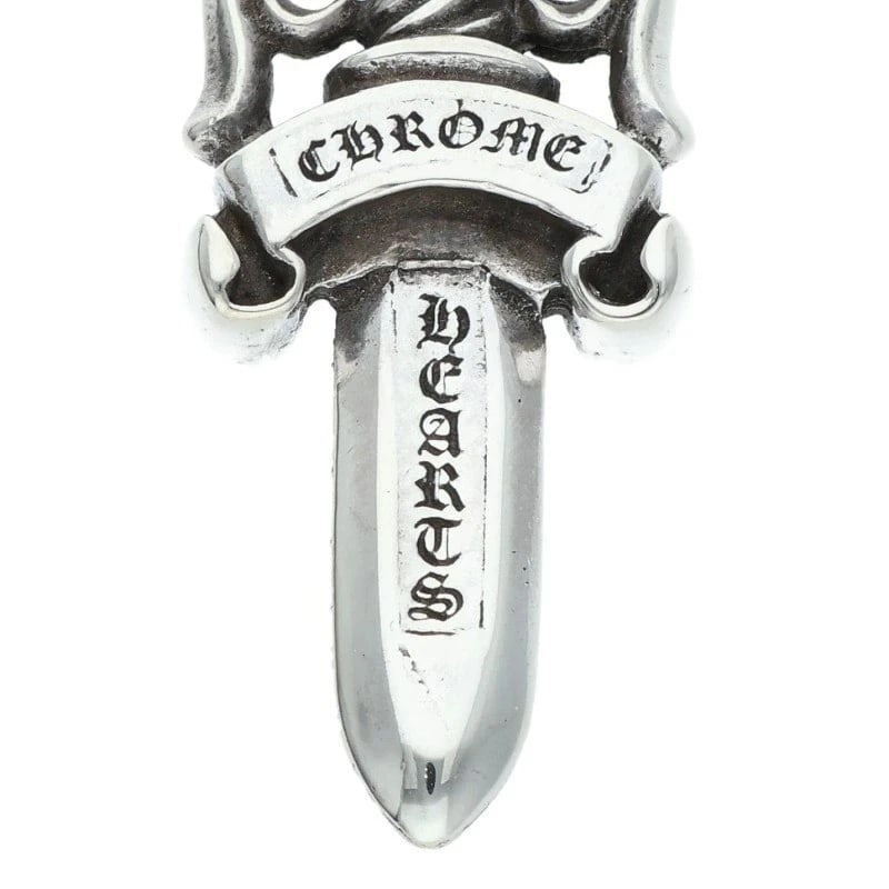 CHROME DAGGER PENDANT STERLING SILVER, - 3