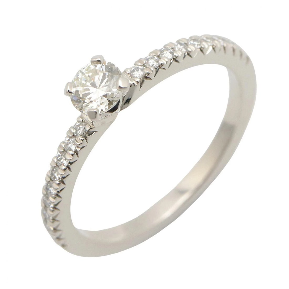 TIFFANY & CO DIAMOND RING PT950: Tiffany & Co Diamond Ring Pt950 Brand: Tiffany & Co. Type/Style: Ring Material: Pt950 Platinum, Main Stone/Creation NATURAL Color: SILVER Size: US 5.5 Accessories: None Accessories Notice: When