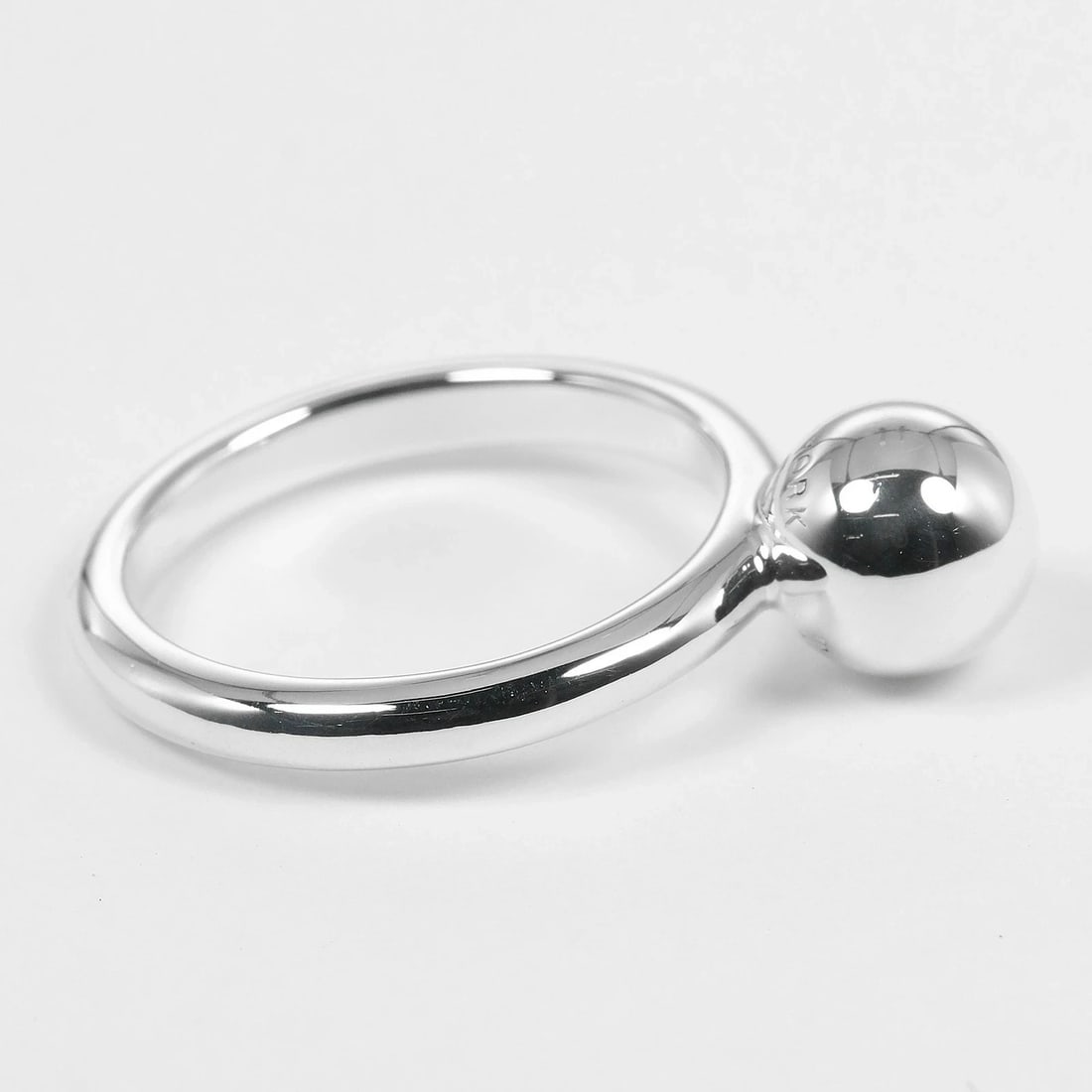 TIFFANY HARDWARE BALL SILVER RING - 2