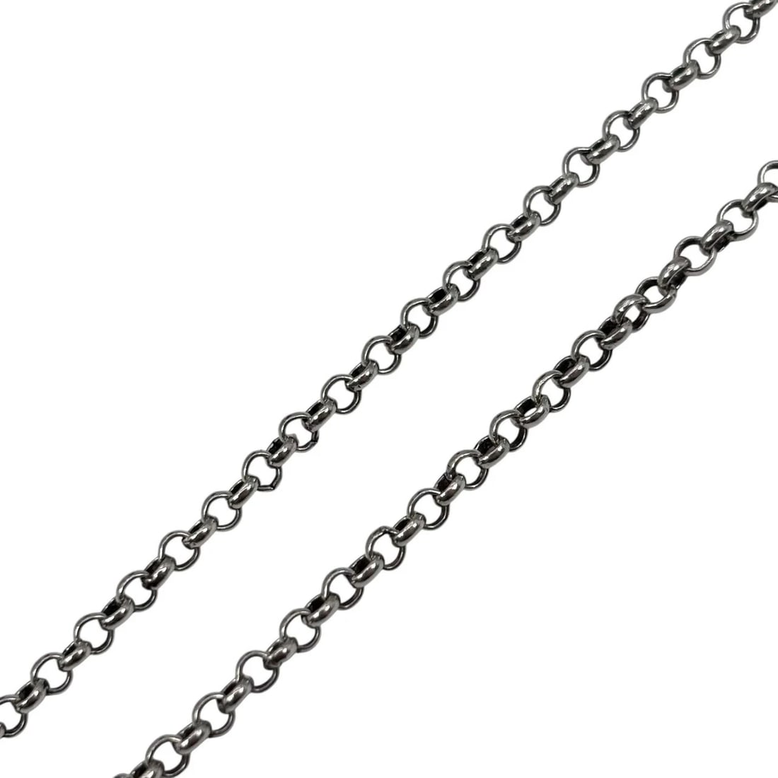 CHROME HEARTS ROLL CHAIN SILVER - 3