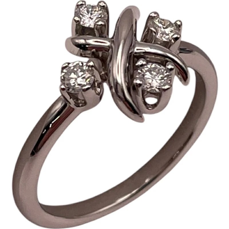 TIFFANY JEAN CHELAN BERGERIN RING PT950: Tiffany Jean Chelan Bergerin Ring Pt950 Brand: Tiffany & Co. Type/Style: Ring Material: Pt950 Platinum, Color: SILVER Size: US 6.75 Accessories: None Accessories Notice: When purchasing pre-owned