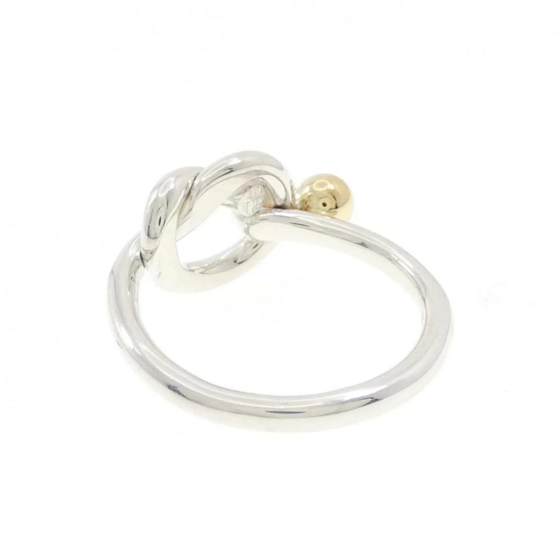 TIFFANY RING SILVER GOLD - 2