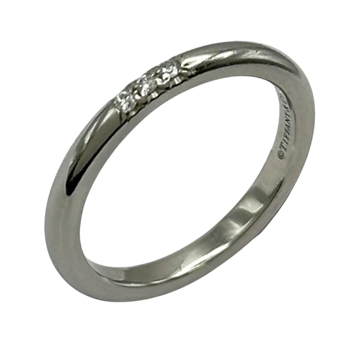 TIFFANY PT950 DIAMOND PLATINUM: Tiffany Pt950 Diamond Platinum Brand: Tiffany & Co. Type/Style: Ring Material: Pt950 platinum, Main Stone/Creation NATURAL Color: SILVER Size: US 4 Accessories: None Accessories Notice: When