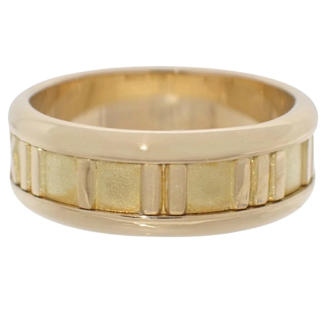 TIFFANY & CO. RING YELLOW GOLD: Tiffany & Co. Ring Yellow Gold Brand: Tiffany & Co. Type/Style: Ring Material: K18YG, Color: YELLOW GOLD Size: US 7.5 Accessories: None Accessories Notice: When purchasing pre-owned goods,