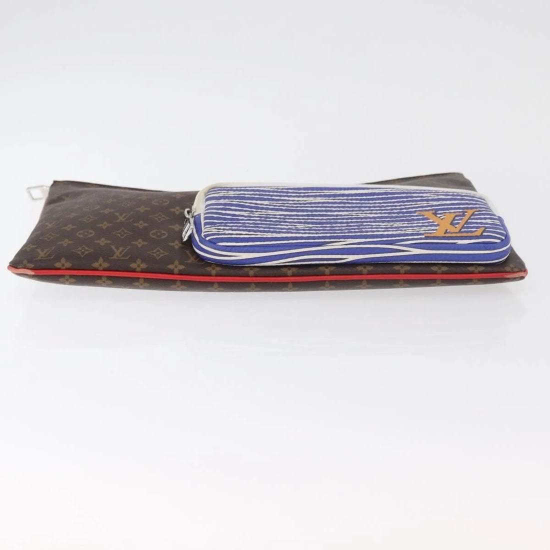 LOUIS VUITTON MONOGRAM PATCHWORK POCHETTE A4 CLUTCH BAG - 6
