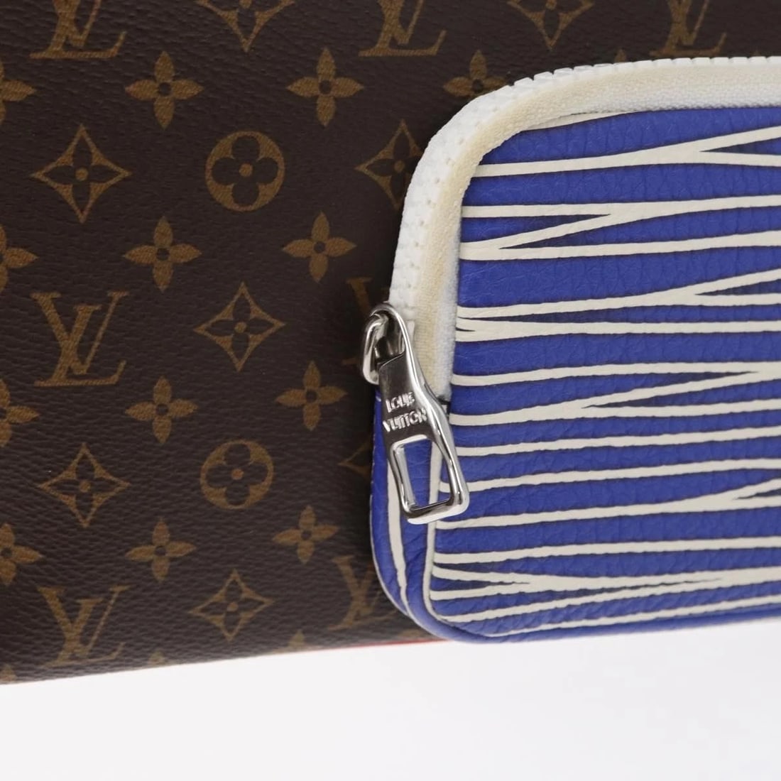 LOUIS VUITTON MONOGRAM PATCHWORK POCHETTE A4 CLUTCH BAG - 8