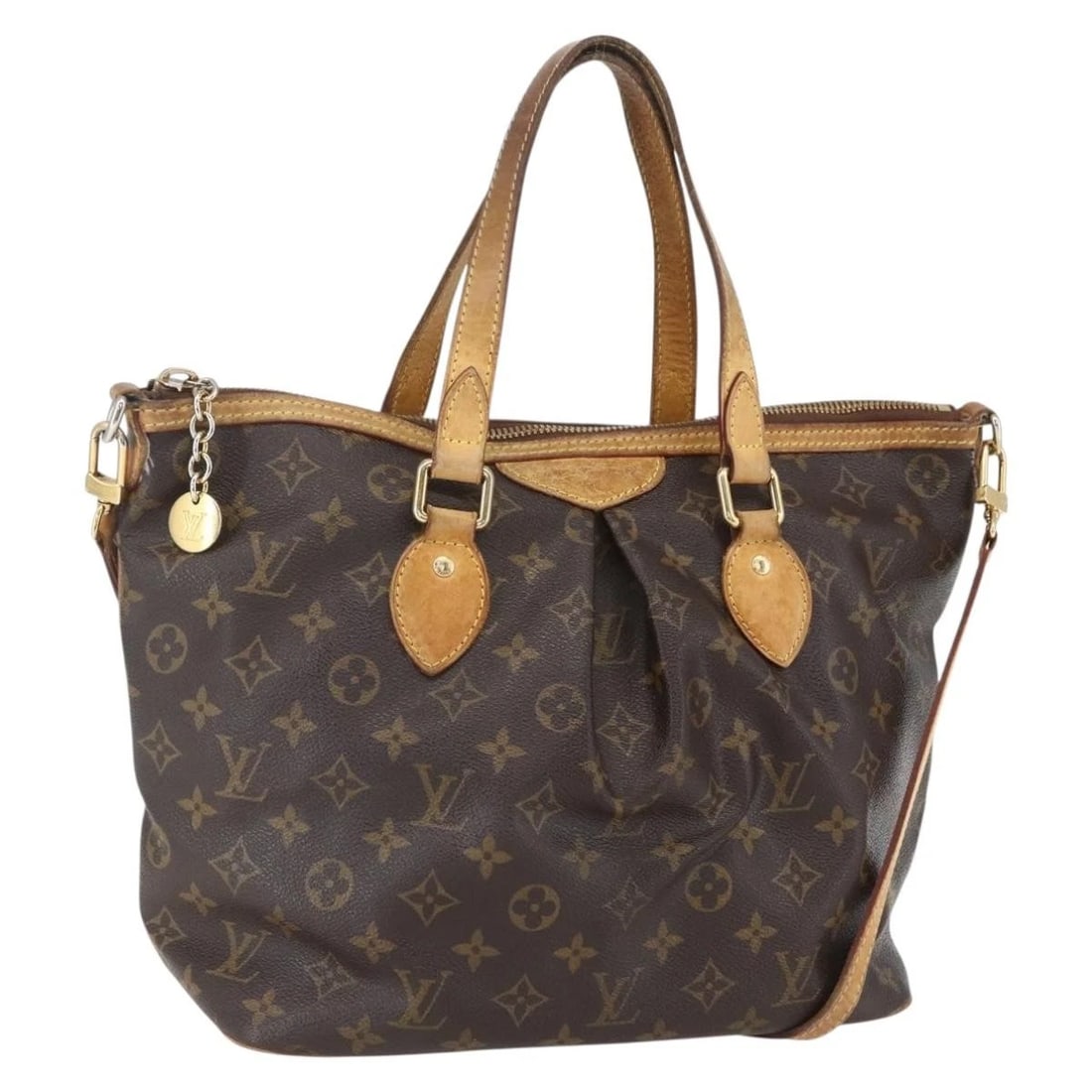 LOUIS VUITTON MONOGRAM PALERMO PM TOTE BAG: LOUIS VUITTON Monogram Palermo PM Tote Bag Brand: LOUIS VUITTON Type/Style: Tote Bag Material: Monogram Canvas Color: Monogram Size: Size(Inch) W14.6 x H9.8 x D6.7inch(Approx) Accessories: None