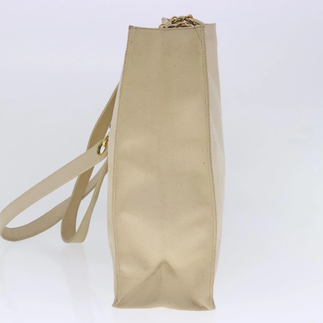 CHANEL COCO MARK CHAIN TOTE BAG GRAINED - 4